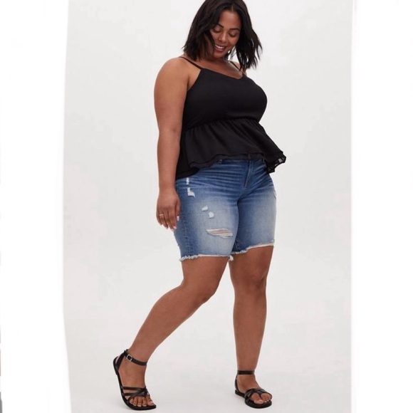 Torrid Peplum Chiffon Midi Cami - Picture 2 of 6